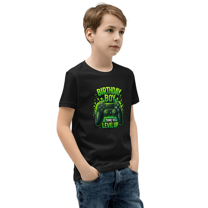 Birthday Boy - Time to Level Up T-shirt product image (2)