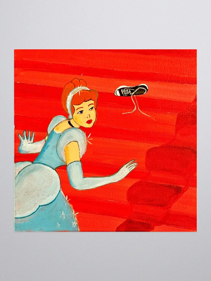Princess Drops Her Basketball Shoe Sticker product image (1)