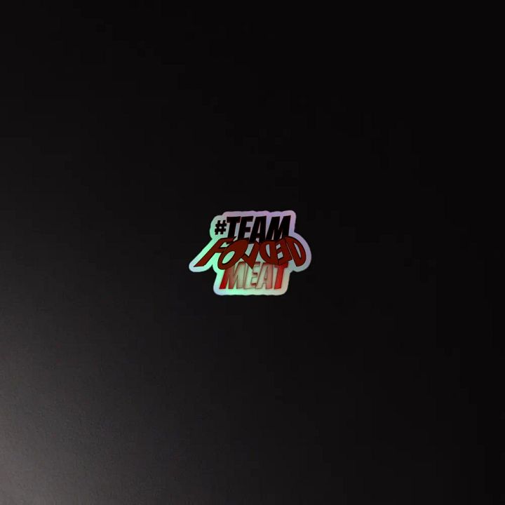 TEAM FOLDED MEAT Holographic Sticker product image (4)