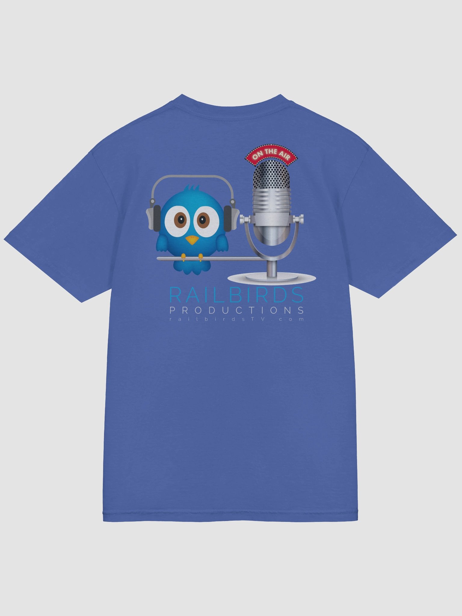 Unisex Blue Railbirds Heavyweight Tee product image (4)