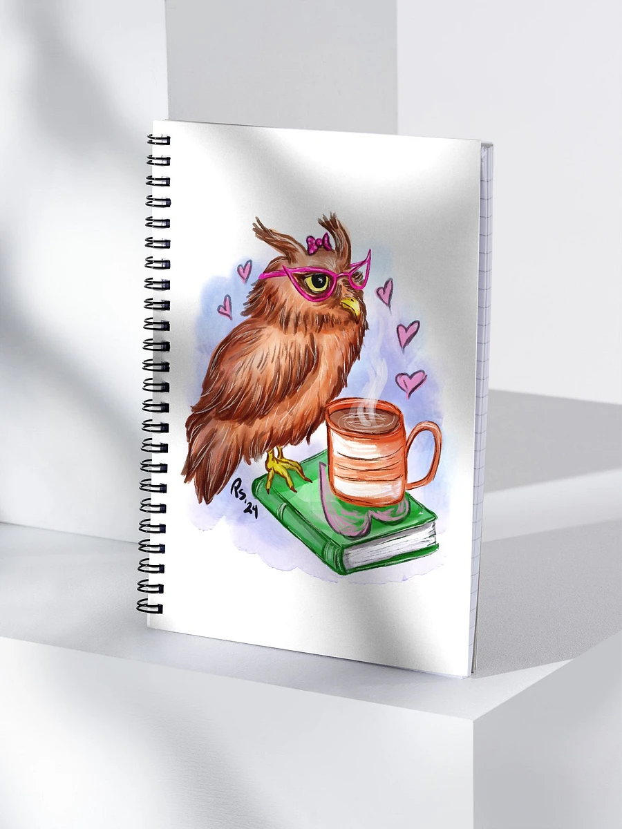Owl and Coffee Notebook product image (4)