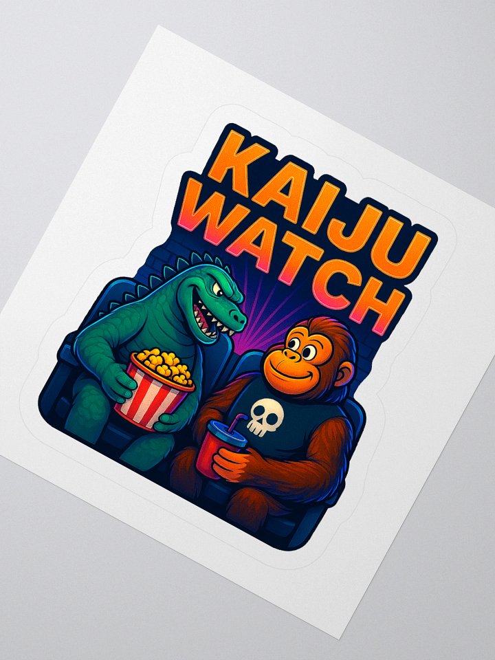 Friday Night Kaiju Watch Buddies Kiss Cut Stickers product image (5)
