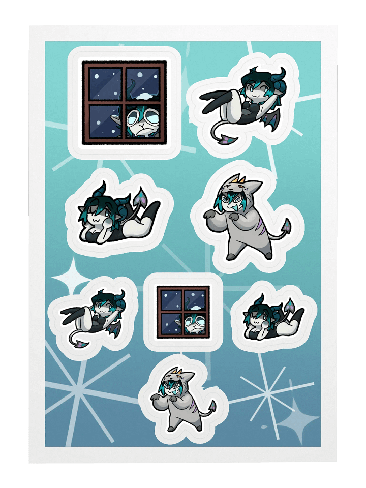 Blue Pren Sticker Sheet product image (2)