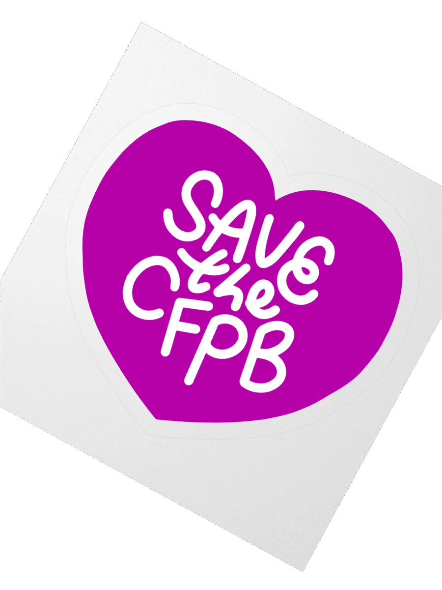 Save the CFPB Sticker (Purple) product image (2)