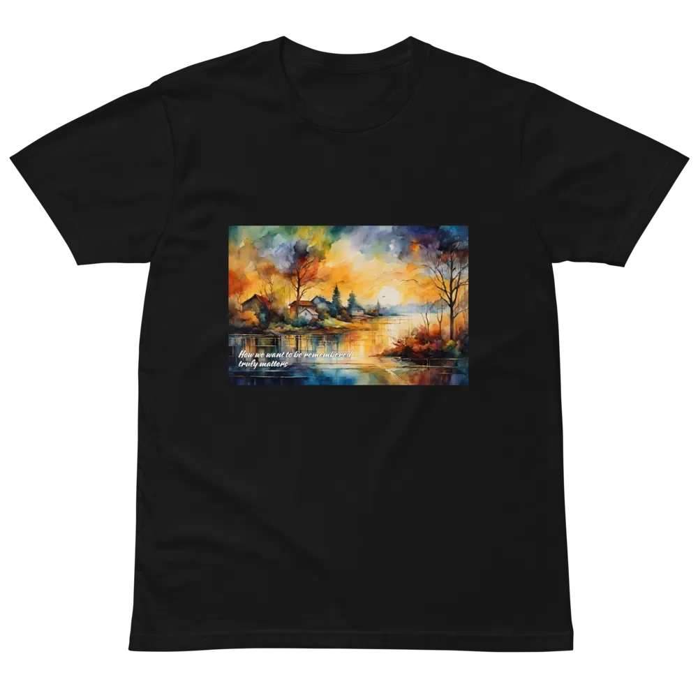 Sunset Serenity by the Lake T-Shirt product image (3)