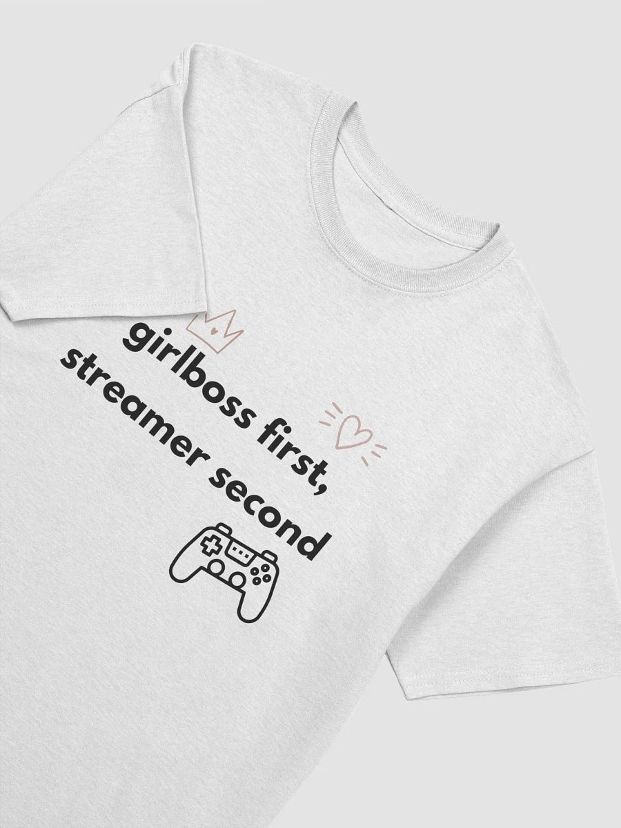 Girlboss First, Streamer Second Cotton Tee product image (6)