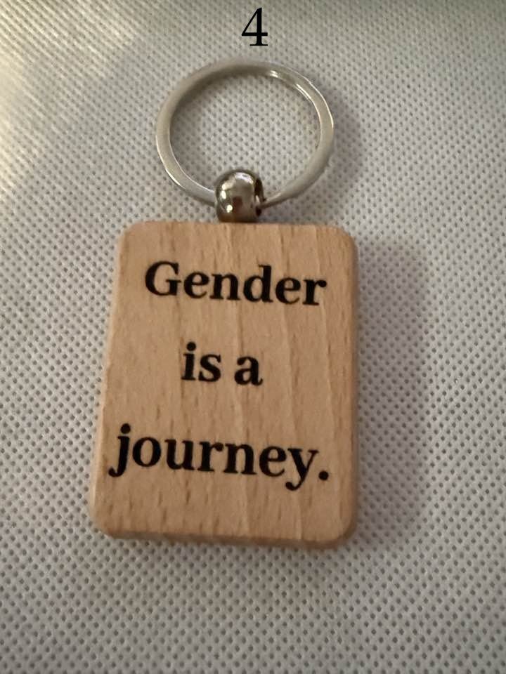 LGBTQ+ Wooden Engraved Keychains | Pride, Love & Identity Designs | Handmade & Meaningful (2) product image (4)