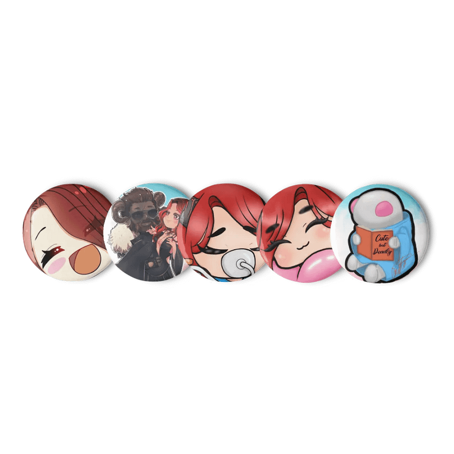 Chaos Queen Pin Buttons Set product image (4)