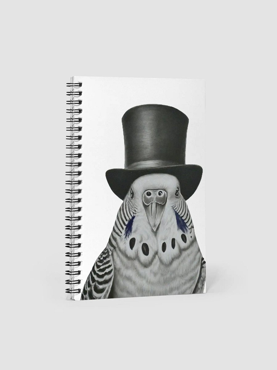 Budgie with Top Hat - Notebook product image (1)