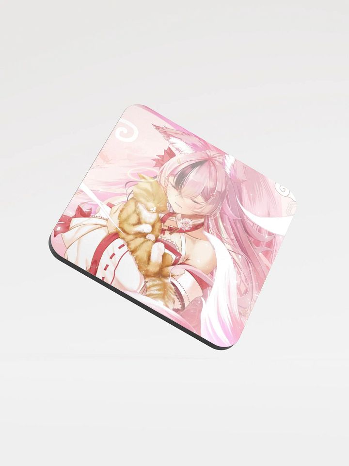 Foxy Elegance Cork Coaster product image (1)