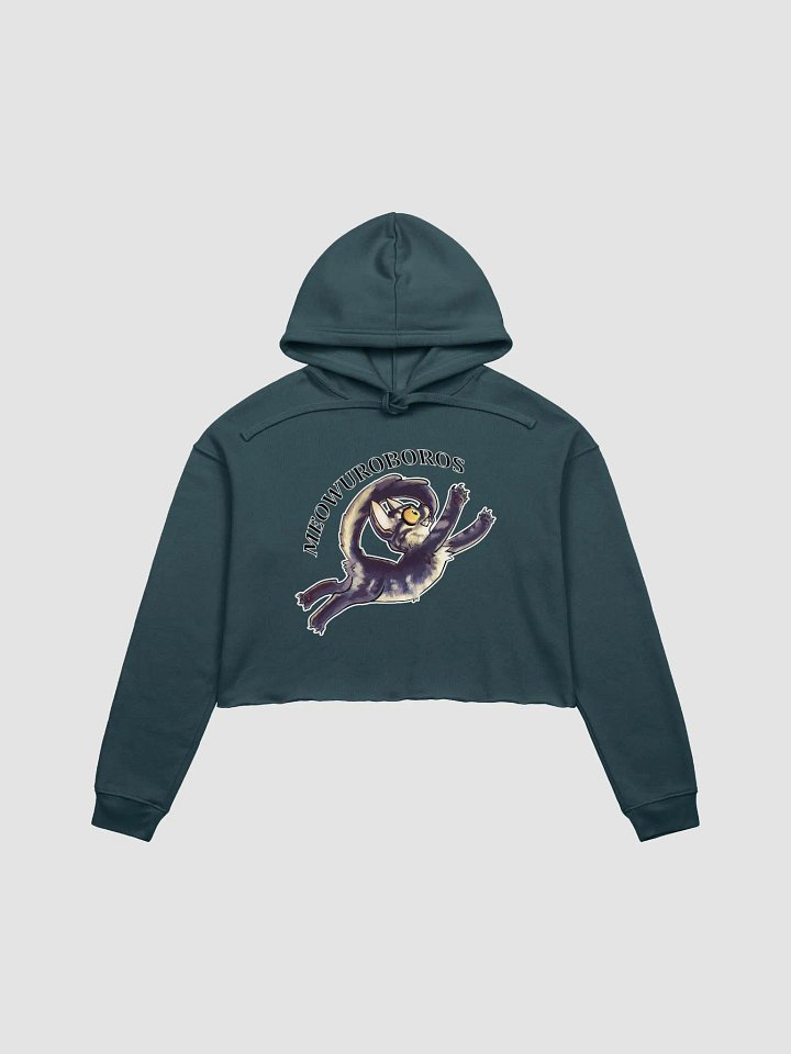 Meowuroboros - Fleece Crop Hoodie product image (1)