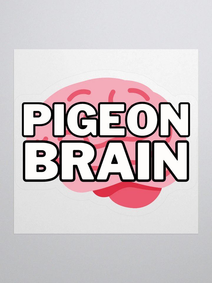 Pigeon Brain Sticker product image (1)