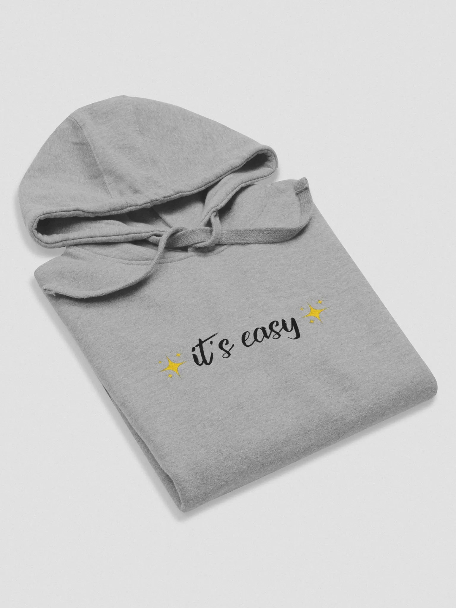It's Easy Hoodie (gray, pink, blue & white) product image (6)