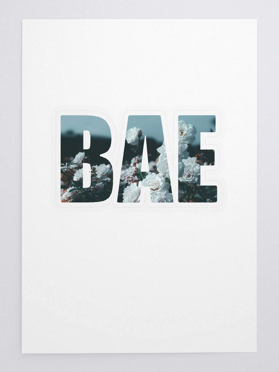 COLD SUMMER COLLECTION White Paradise Logo Sticker product image (1)