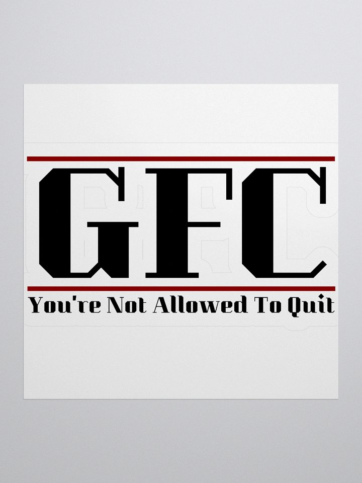 GFC w/ynatq Sticker product image (1)
