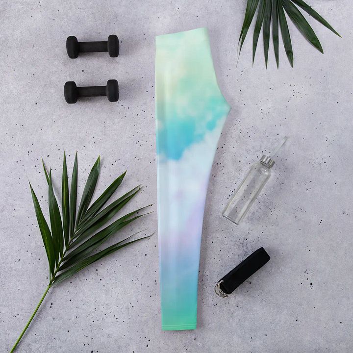 Blur cloud rainbow Design Legging - V1 product image (2)