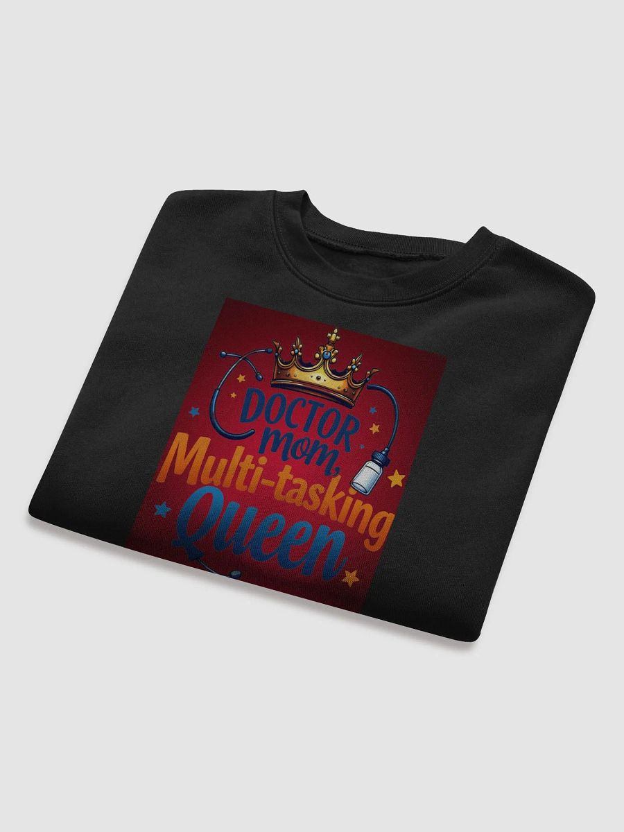 doctor mom, Multi-tasking Queen Crop Sweatshirt product image (39)