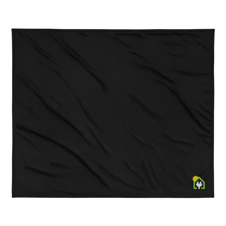Plug It In Solar High-Quality Embroidered Premium Sherpa Blanket product image (2)