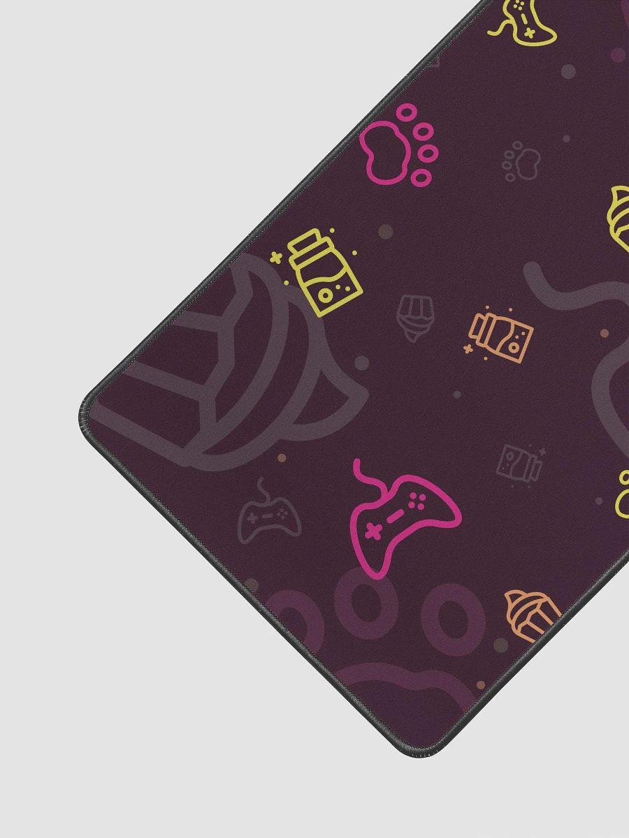 The 'Delicious Items' Desk Mat size S - Dark product image (2)