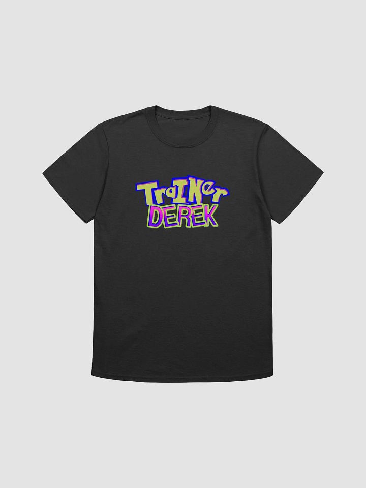 TrainerDerek Synthwave Logo Tee product image (1)