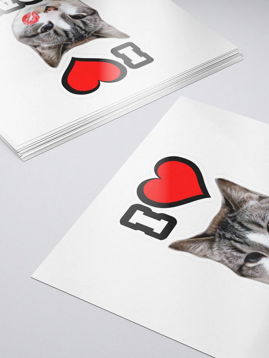 I ❤️ Moaf Sticker product image (5)