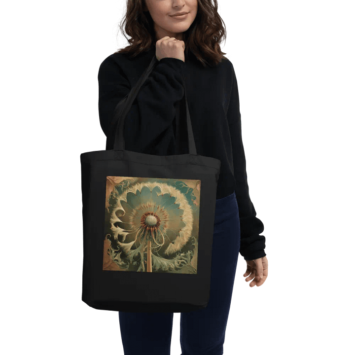 Art Nouveau Dandelion Golden Seed Head Tote Bag product image (2)