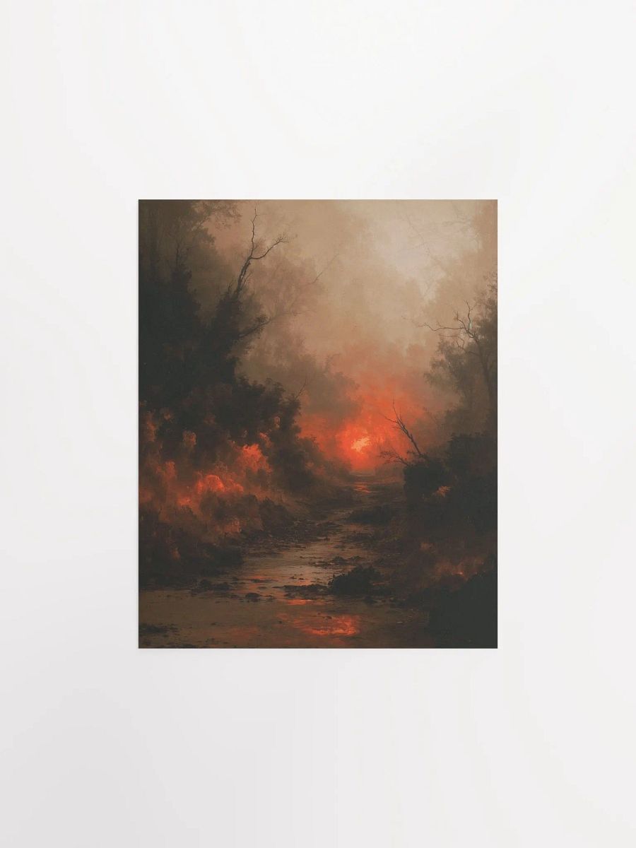 Inferno Glow Matte Poster product image (3)