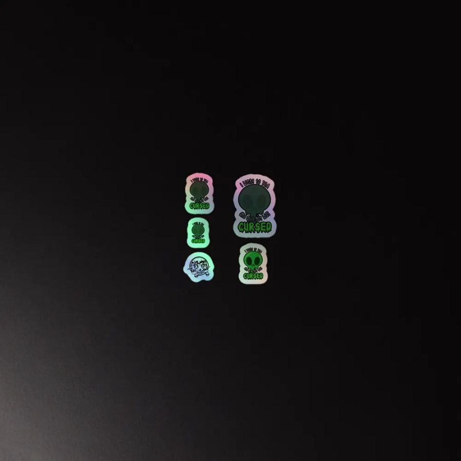 All I Got Was Cursed - Evoker - Holo Sticker Sheet product image (2)