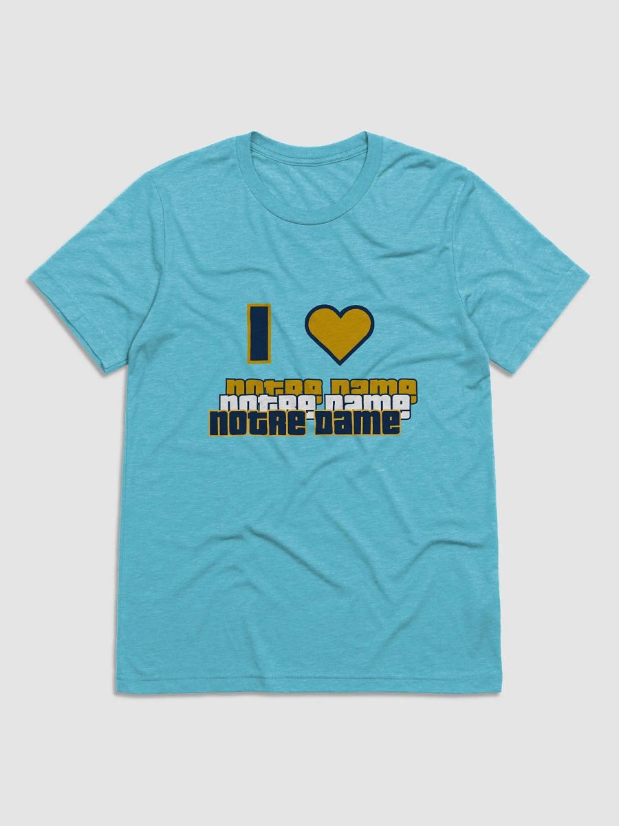 I Love Notre Dame T Shirt product image (7)