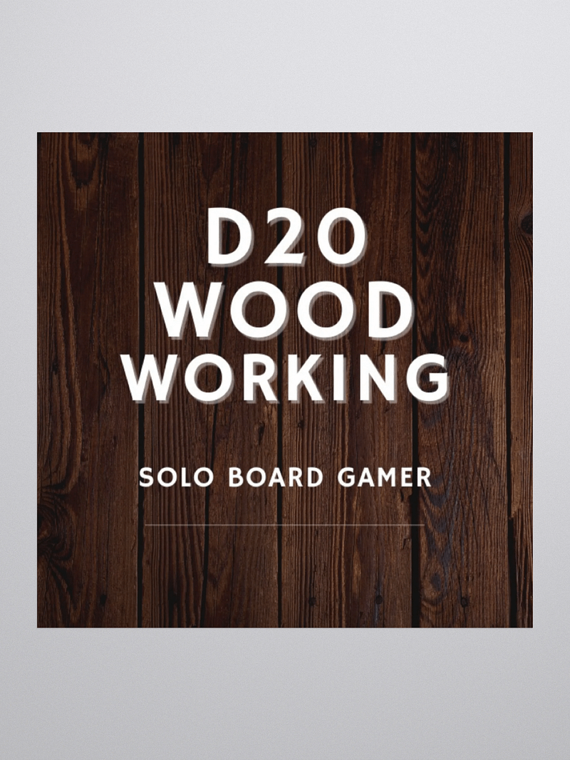 D20 Woodworking Sticker