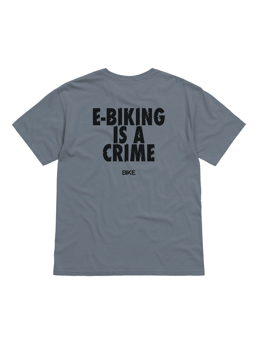 E-Biking is a Crime Shirt (Dark Logo) product image (21)