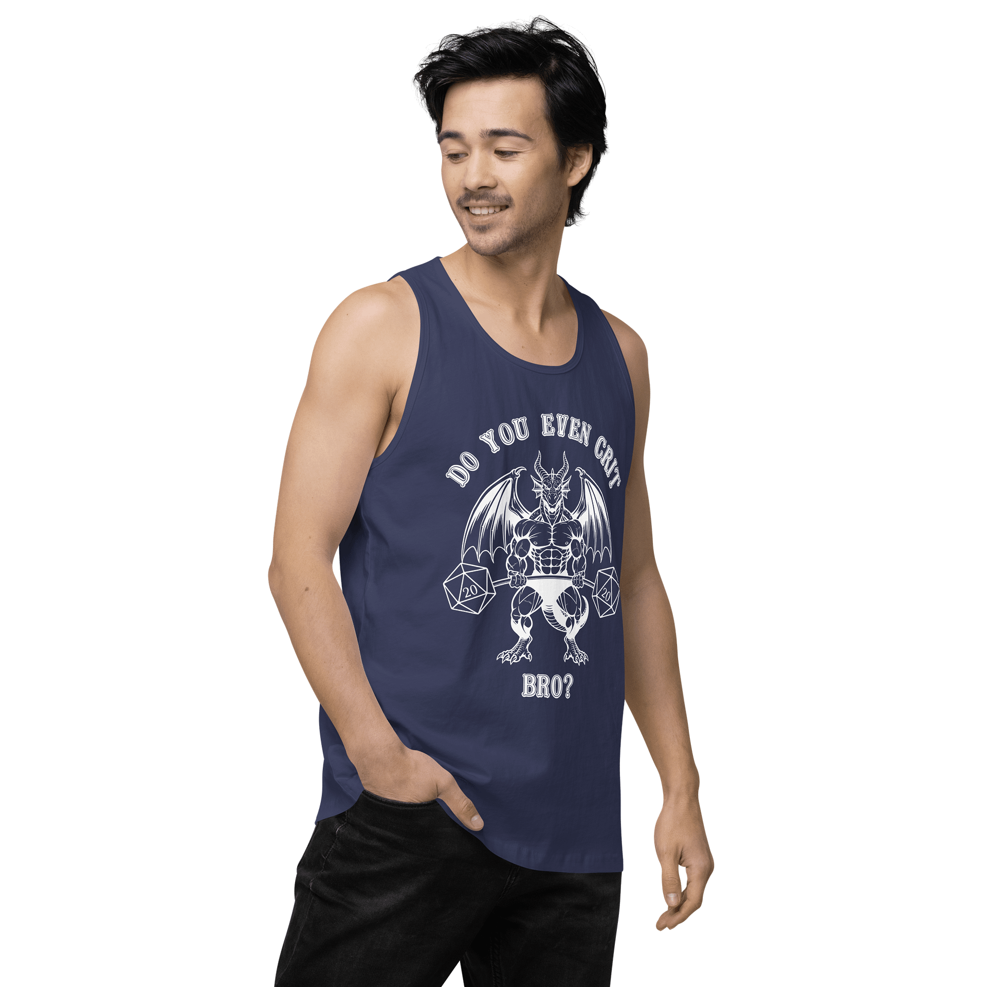 "Do You Even Crit Bro?" Tank Top - Cotton Heritage product image (9)