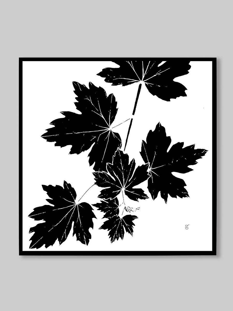 Lobed Leaves Canvas Art - Grape Leaves Light product image (9)