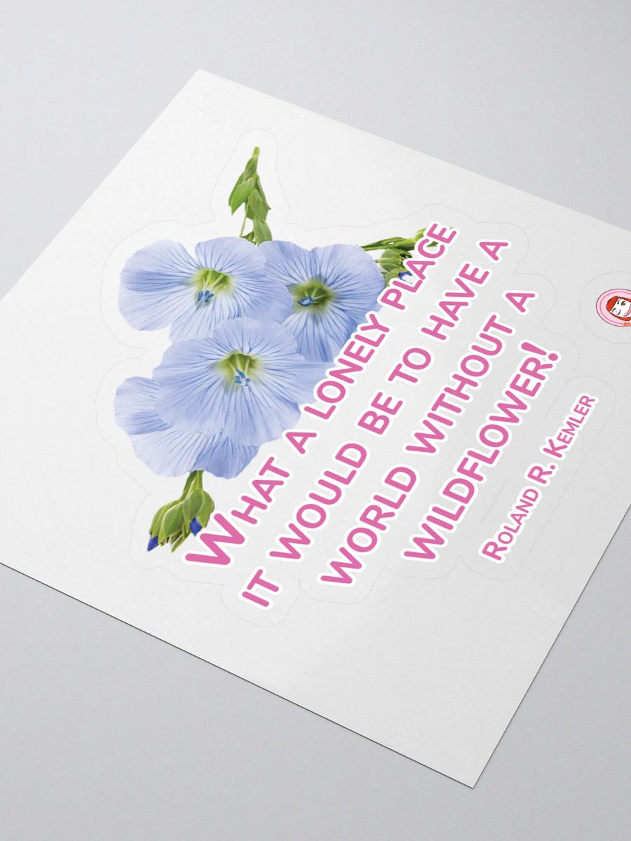 Wildflower Whimsy Sticker Set | What a lonely place it would be to have a world without a wildflower product image (3)