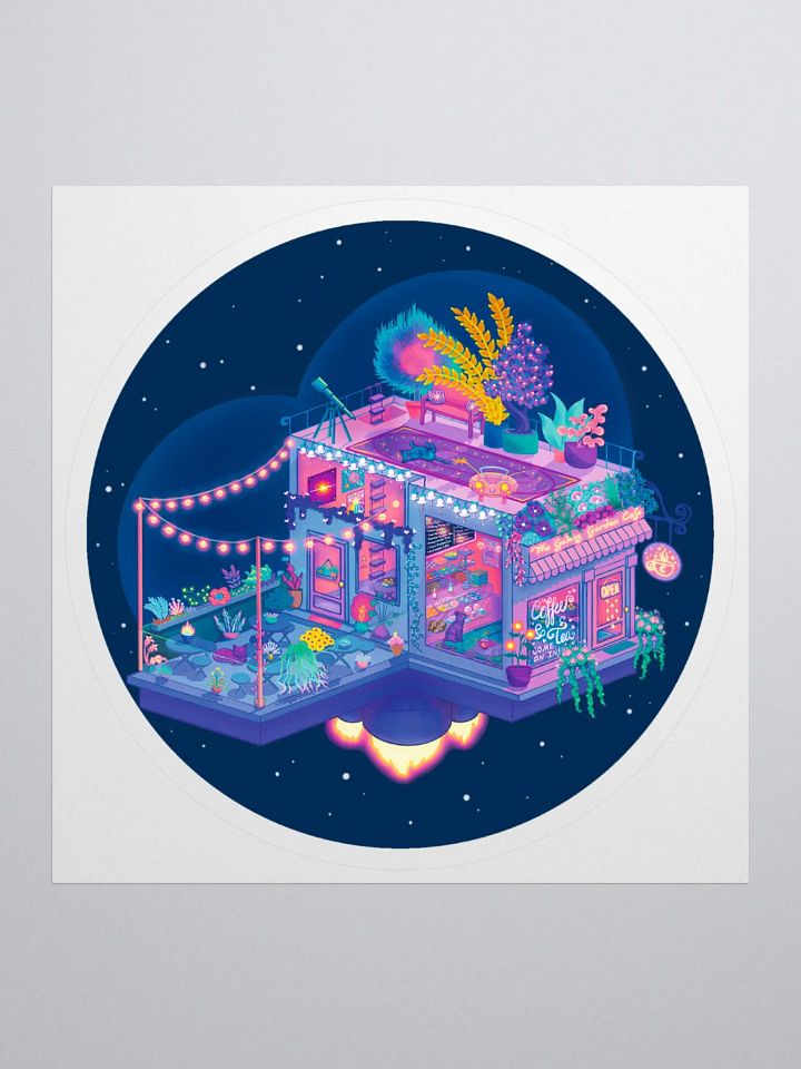 Galaxy Garden Cafe - Sticker product image (2)