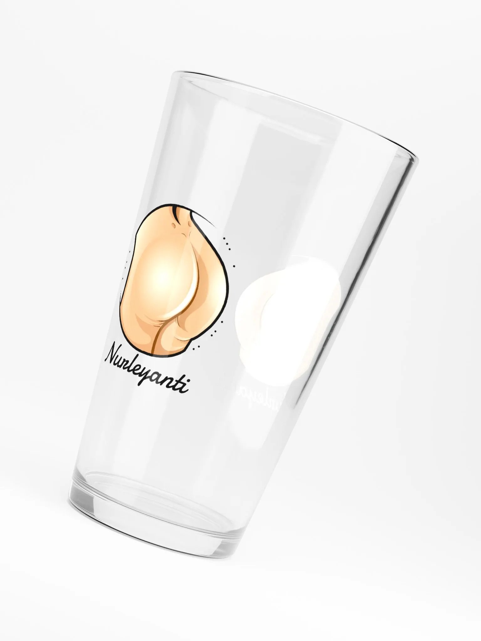 Booty shaker pint glass product image (2)
