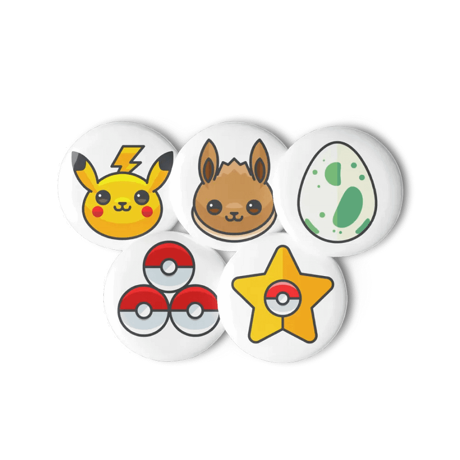 Poke Collab Icon Pins (Set 1) product image (11)