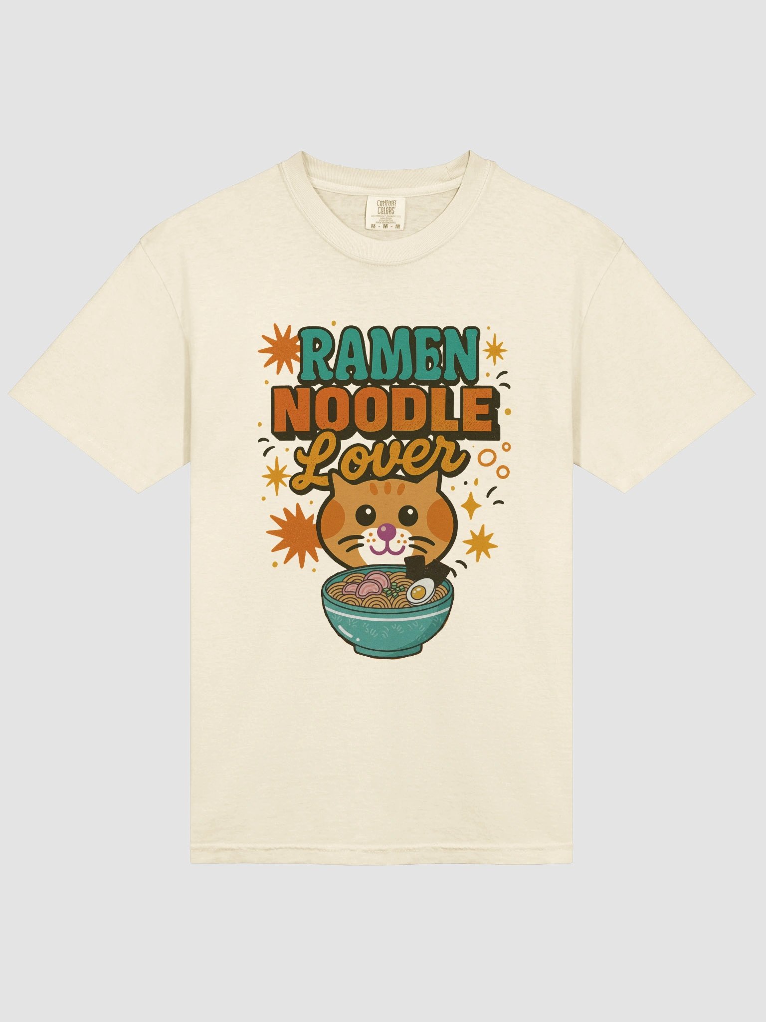 Yogii Kitty Cat T-Shirt - Ramen Noodle Lover product image (2)