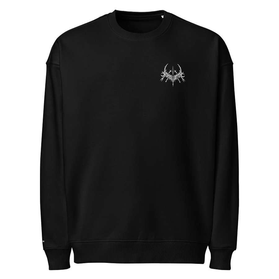 Mystery Message sittched oversized sweater product image (1)