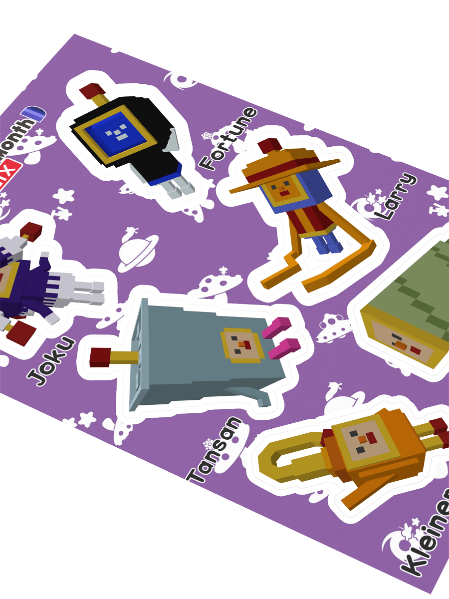 KDM6 OC Cousin Sticker Sheet #6 product image (3)