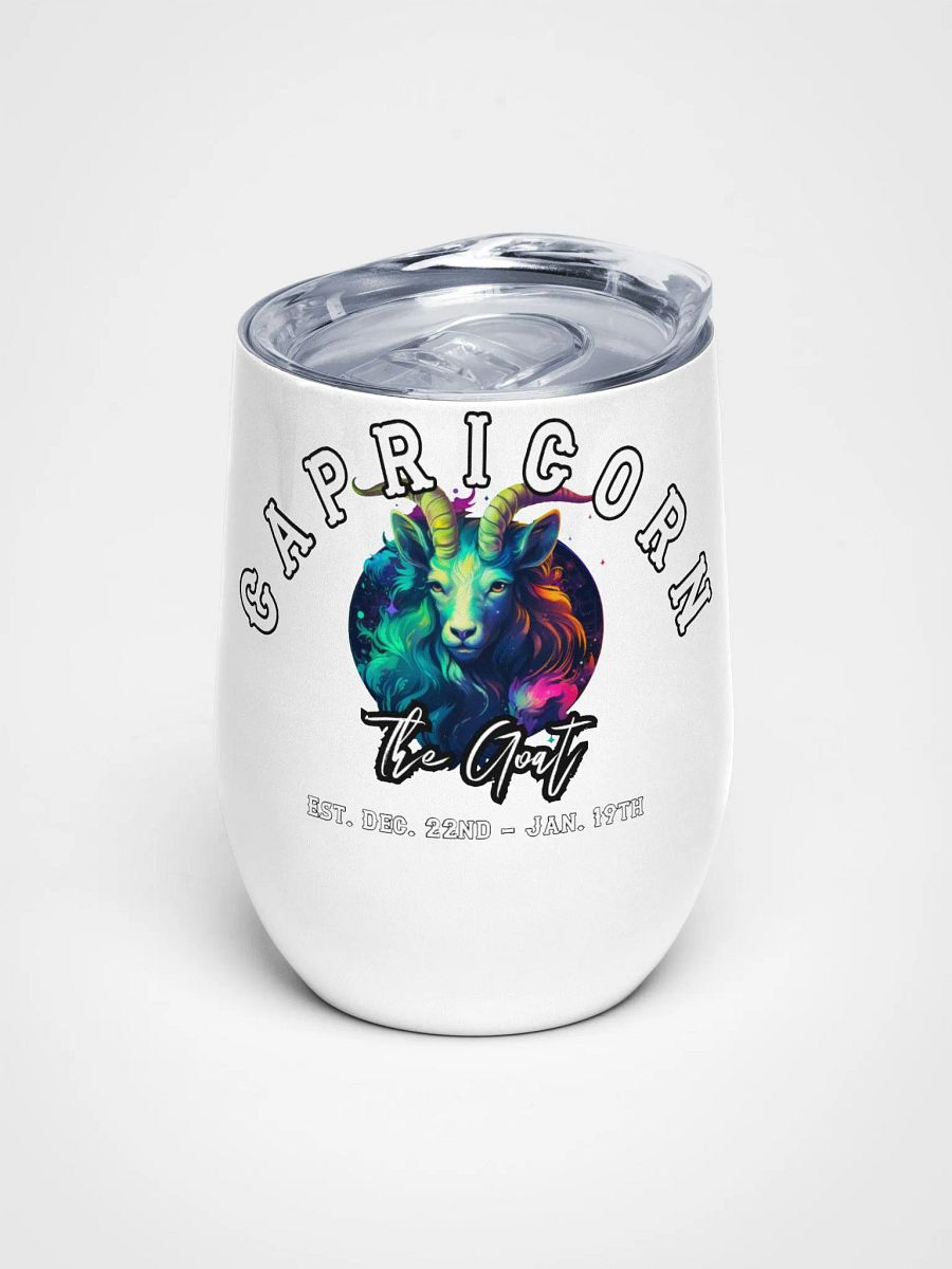 Capricorn - Zodiac Wine Tumbler product image (1)