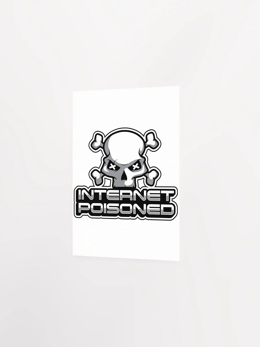 Internet Poisoned Y2K Poster – Funny Skull Meme Wall Art product image (2)