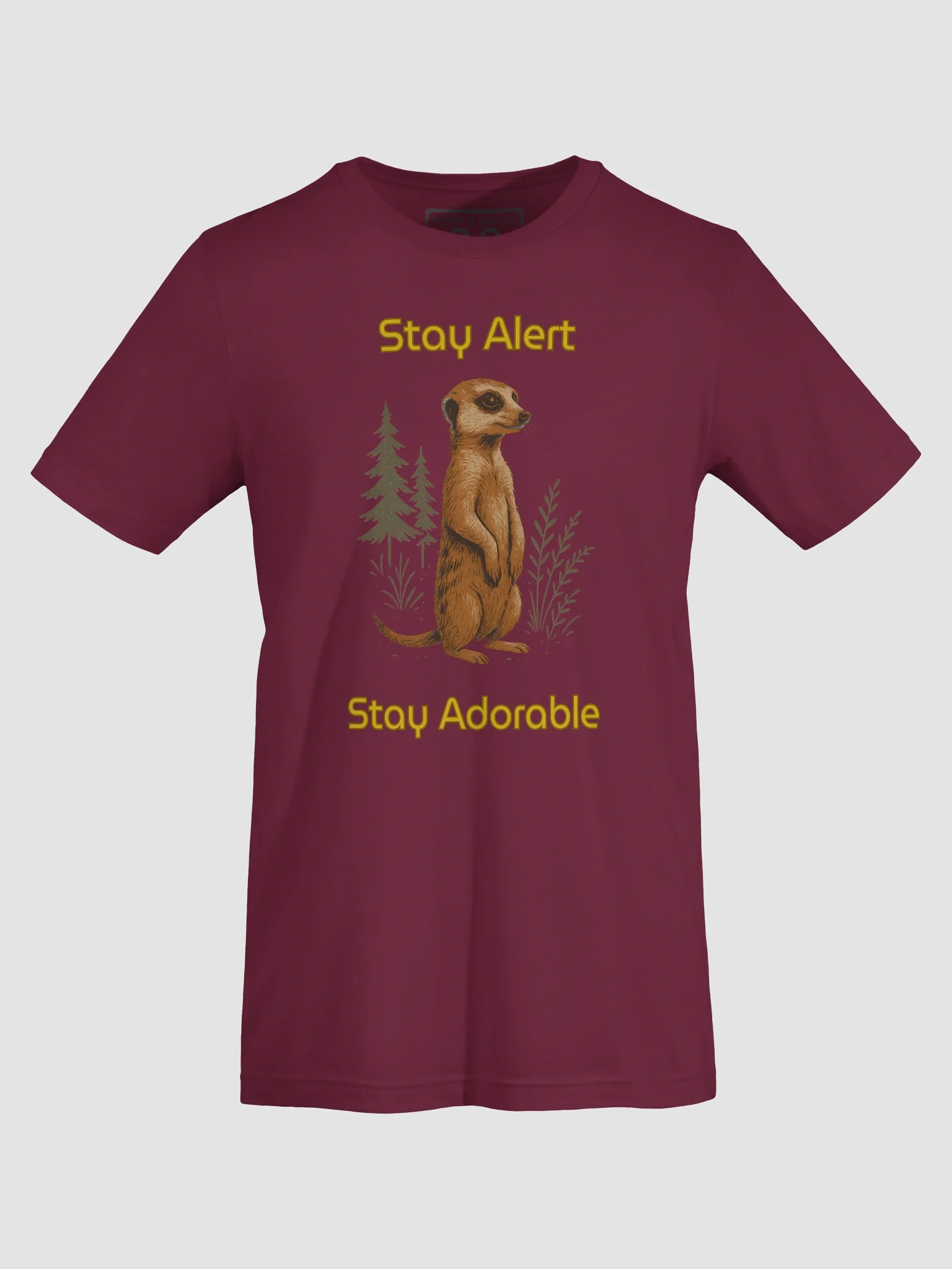 Stay Alert, Stay Adorable – Meerkat Tee product image (7)