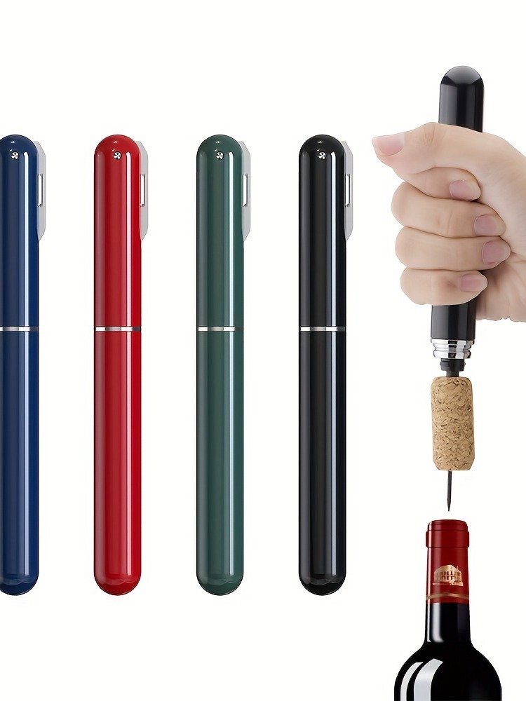 Portable Stainless Steel Wine Bottle Opener With Foil Cutter product image (1)