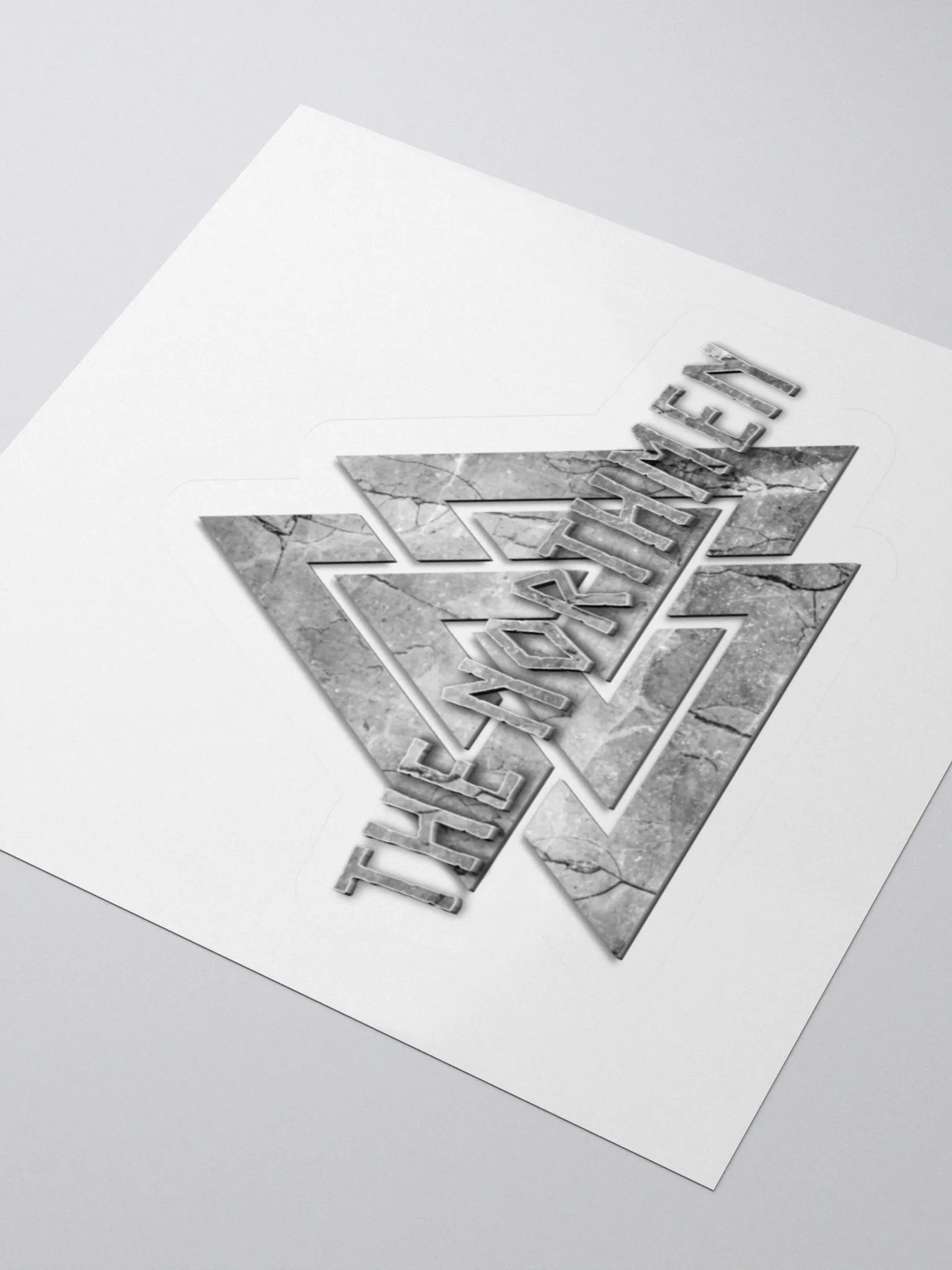 The Northmen Valknut - Grey - Sticker product image (3)