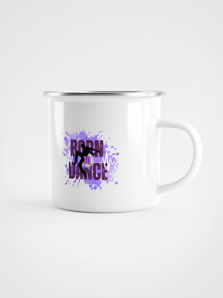 Create Greatness + Born to Dance His Silhouette Enamel Mug product image (1)