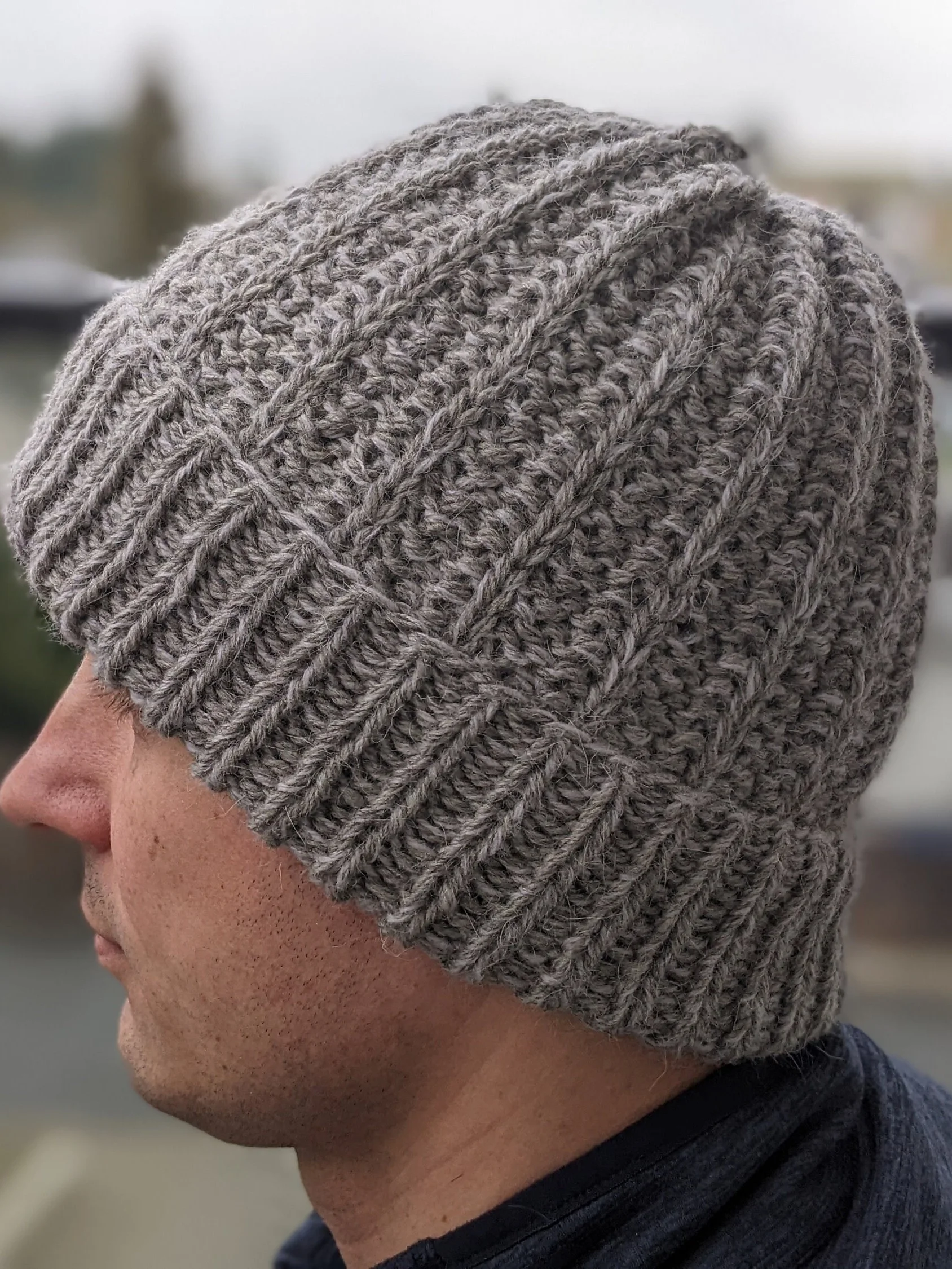 Unisex Winter Knit Hat Pattern for Men product image (4)