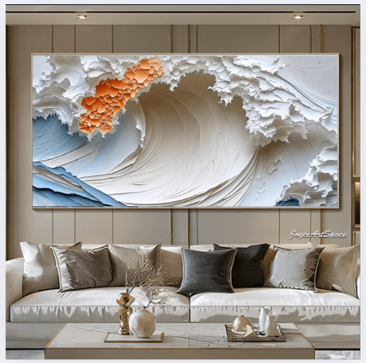 Large Colorful Abstract Wall Art product image (1)
