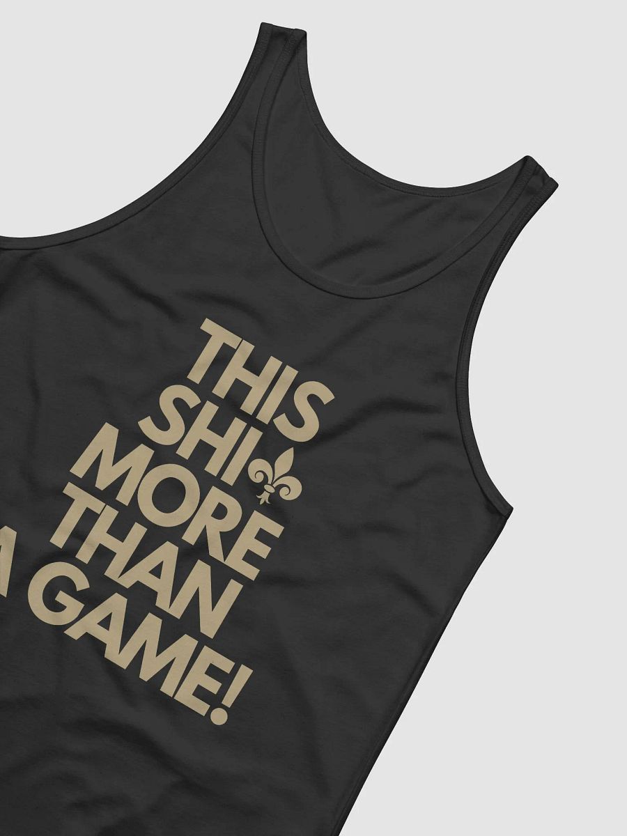 This Shit More Than A Game Tank (Black And Gold) product image (4)