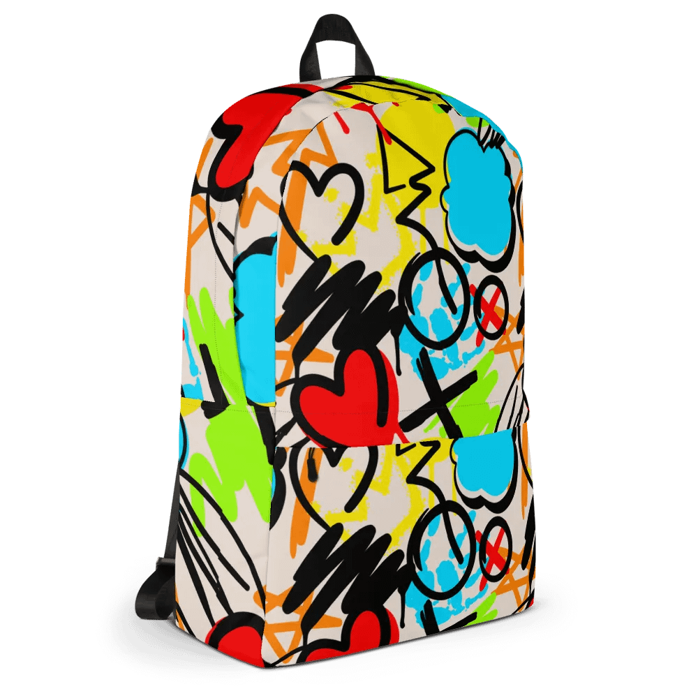 Vibrant Dreams All-Over Backpack product image (3)